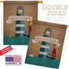 Breeze Decor - Lighthouse & Sailboat Coastal - Everyday Nautical Impressions Decorative Vertical House Flag 28" x 40" Printed In USA view 4
