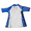 Baby Banz Toddler Boys Short Sleeve Rash Guard and Board Shorts Set, Cool Gardie Blue, 4 view 4