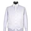 Milano Moda Men's Premier Cotton Fabric Vest Sets HLV004 New York Brand White view 1