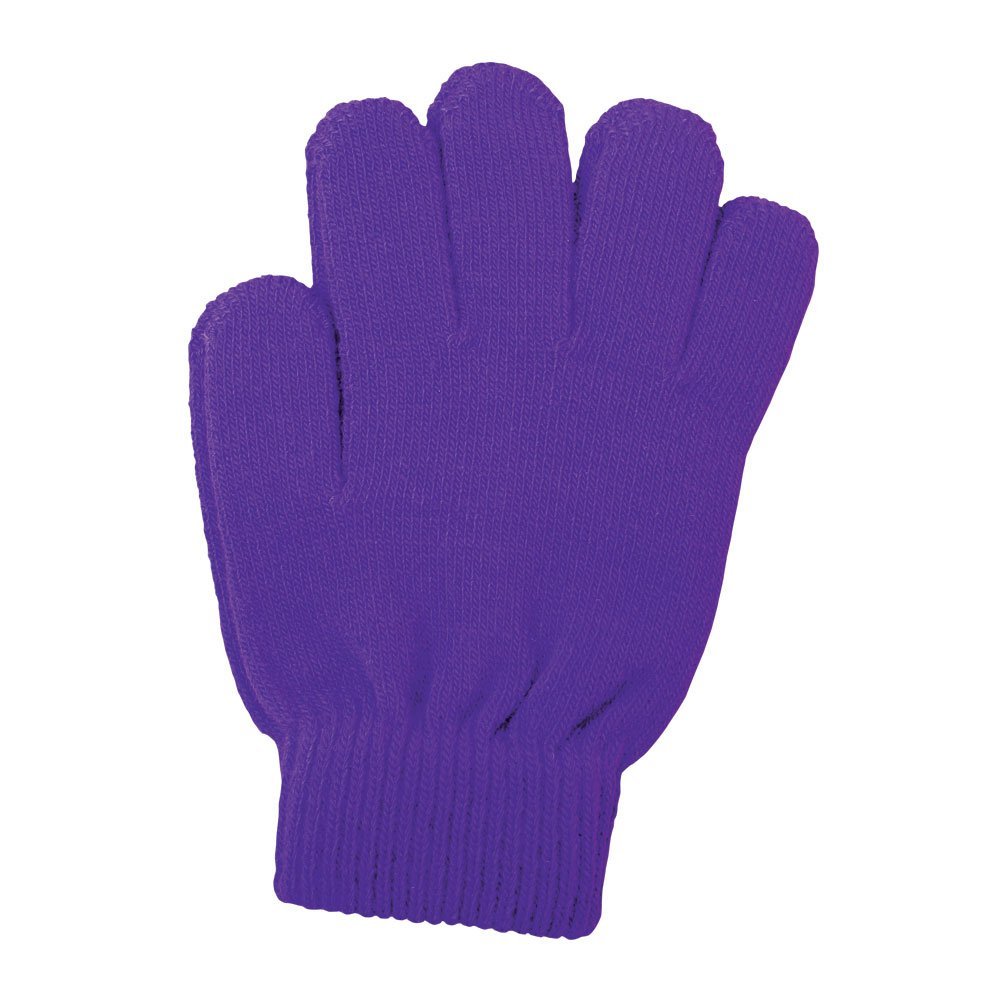 A&R Sports Knit Gloves, Purple, One Size