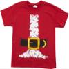 Ann Arbor T-shirt Co. Santa Claus Costume | Jumbo Print Novelty Christmas Holiday Humor Youth T-Shirt-Youth,S Red view 3