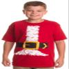Ann Arbor T-shirt Co. Santa Claus Costume | Jumbo Print Novelty Christmas Holiday Humor Youth T-Shirt-Youth,M Red view 1