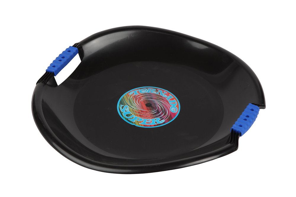 Plastkon Kids' Tornado Super Sledge Disc, Black, 54 x 8 cm