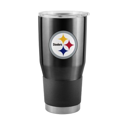Logo Brands 625-S30T-1: Pittsburgh Steelers Gameday 30 oz Stainless Tumbler