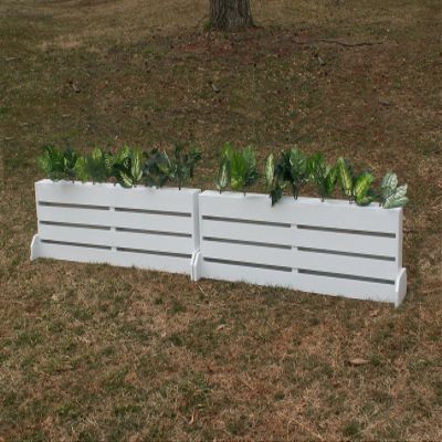 Plank Brush Box 18in White #402
