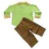 SNOPEA - Baby Boys Long Sleeve Pant Set, Green, Brown, Orange 21939-6Months view 2
