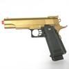 bbtac airsoft pistol bt-g1911 golden 1911 airsoft spring powered pistol gun, zinc alloy construction, aim sights, 300+ fps, with bbtac warranty & tech support(Airsoft Gun) view 4