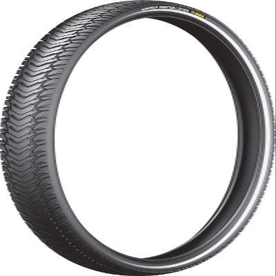 Cicli Bonin Unisex's Michelin Protek Max Tyres, Black/Reflex, One Size