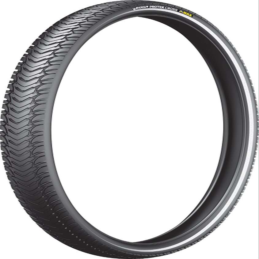 Cicli Bonin Unisex's Michelin Protek Max Tyres, Black/Reflex, One Size