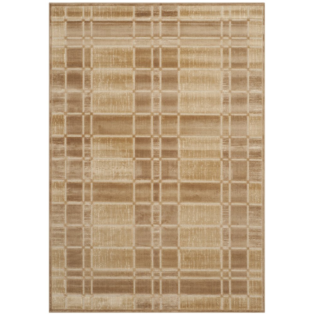 SAFAVIEH Paradise Collection Area Rug - 8' x 11'2", Taupe & Multi, Viscose Design, Ideal for High Traffic Areas in Living Room, Bedroom (PAR149-640)