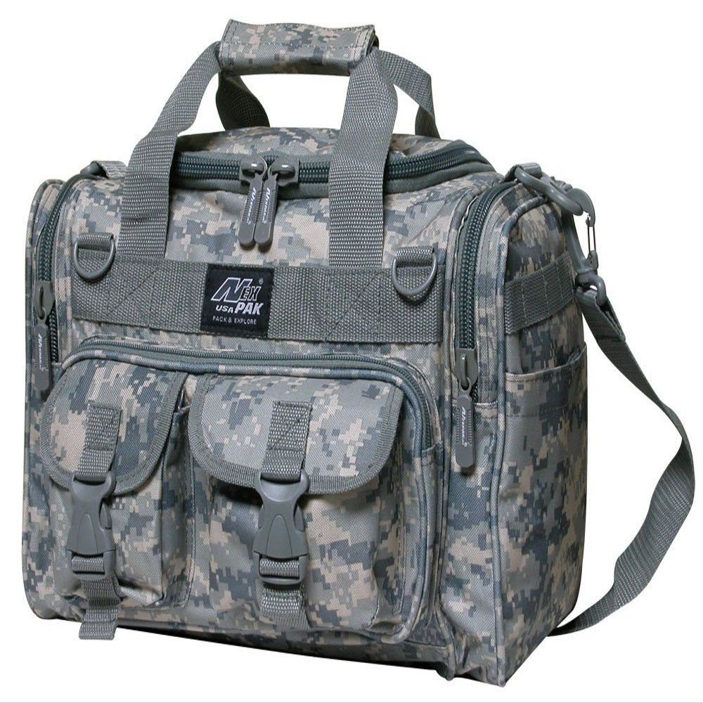 Nexpak 15" Tactical Duffle Military Molle Gear Shoulder Strap Range Bag TF115 DM Digital Camouflage