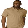 Edwards Men's Hi Performance Mesh Polo Large Tan view 2