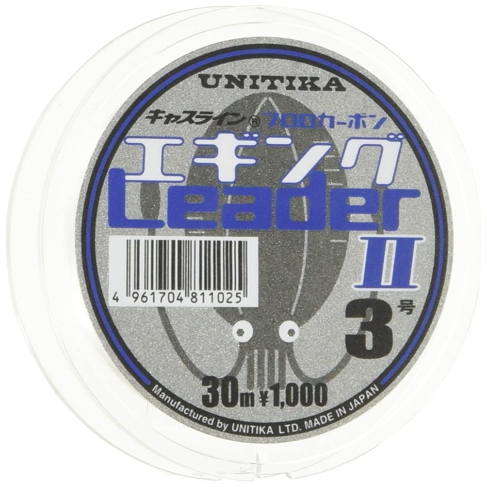 UNITIKA Casline Eging Leader II 98.4 ft (30 m), No. 3.0