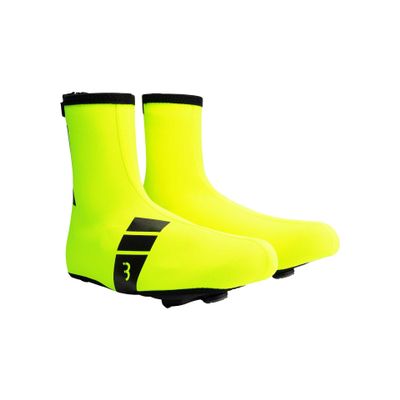BBB Cycling Overshoes Waterproof I Thermal Windproof Reflective Cycling Shoe Covers I 5-15 Degrees I HeavyDuty OSS BWS-02B Neon Yellow