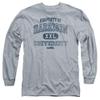 2Bhip Old School Fraternity Comedy Property Harrison University Adult L-Sleeve T-Shirt Gray view 1