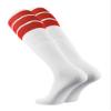 TCK Retro 3 Stripe Tube Socks (Red, Medium) view 2