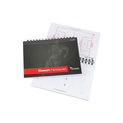 ND Sports Precision A6 Football Pro-Coach Notepad (Pack 6), Black, K-REY-TRA604