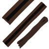Ace Martial Arts Supply Black Stripe Color Belt (Brown, 5) view 1