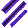 Ace Martial Arts Supply Black Stripe Color Belt (Purple, 7) view 1