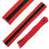 Ace Martial Arts Supply Black Stripe Color Belt (Red, 7) view 1
