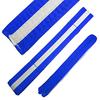 Ace Martial Arts Supply White Stripe Color Belts (Blue, 0)