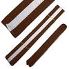 Ace Martial Arts Supply White Stripe Color Belts (Brown, 3)