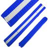 Ace Martial Arts Supply White Stripe Color Belts (Blue, 4)