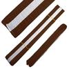 Ace Martial Arts Supply White Stripe Color Belts (Brown, 7)