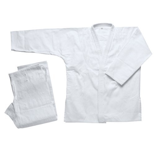 Ace Martial Arts Supply Double Weave Jujitsu Uniform - White