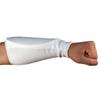 Cloth Forearm Guard Taekwondo, Martial Arts, MMA Forearm Protective Gear Protector for Sparring (Black/White; Child Small to Adult XL) (White, XXS-CHS) view 3