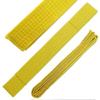 Ace Martial Arts Supply Black Stripe Color Belt (Yellow, 1) view 2