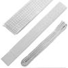 Ace Martial Arts Supply Black Stripe Color Belt (White, 2) view 2