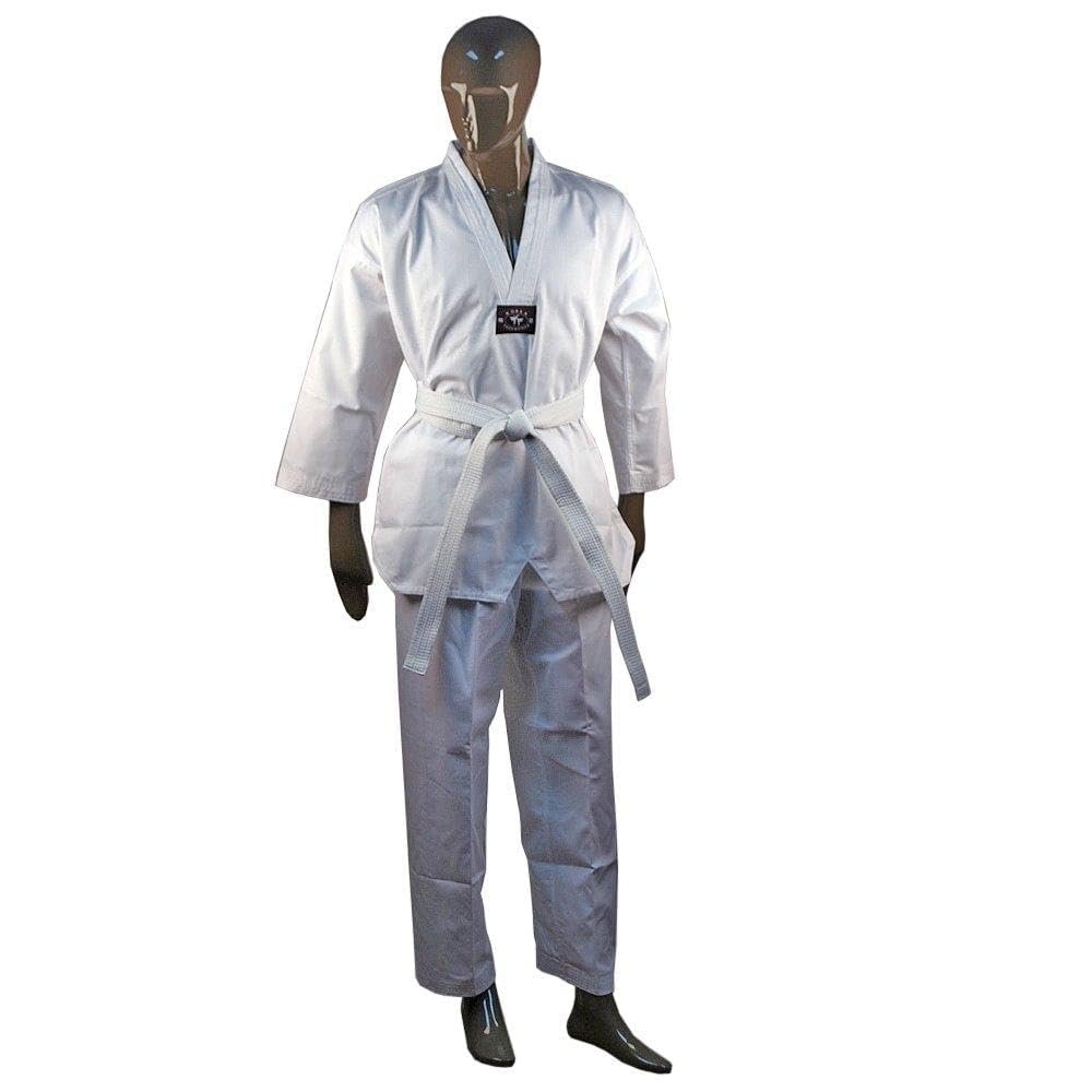 Pine Tree Sang Moo Sa 7.5 Oz White Student Taekwondo Uniform (1)