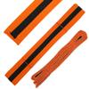 Ace Martial Arts Supply Black Stripe Color Belt (Orange, 3) view 1