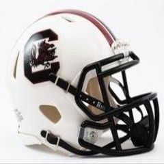 South Carolina Gamecocks Replica Speed Mini Helmet w/ Z2B Mask - NCAA