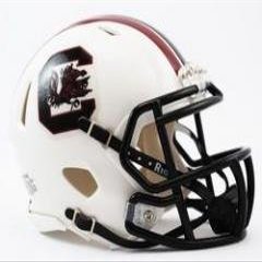 South Carolina Gamecocks Replica Speed Mini Helmet w/ Z2B Mask - NCAA