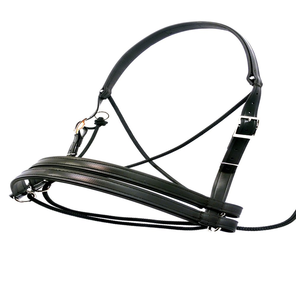 Ultimate Bitless Bridle (Black, Pony