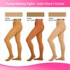 ChloeNoel Figure Skating Light Tan Footed Tights TF8830 Light Tan Adult Large view 4
