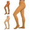 ChloeNoel Figure Skating Light Tan Footed Tights TF8830 w/Crystals - Adult Extra Large view 2