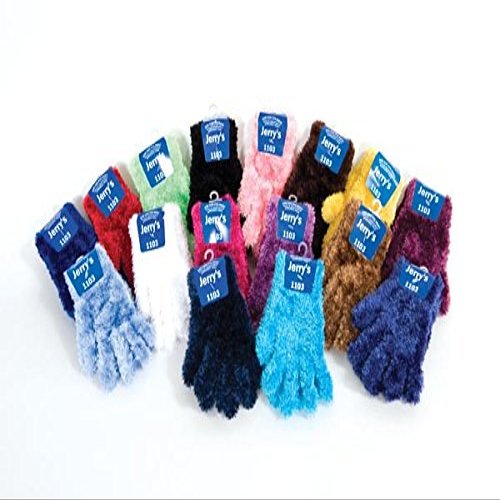 Jerry's Skating World Furry Mini Gloves Wedgewood Blue