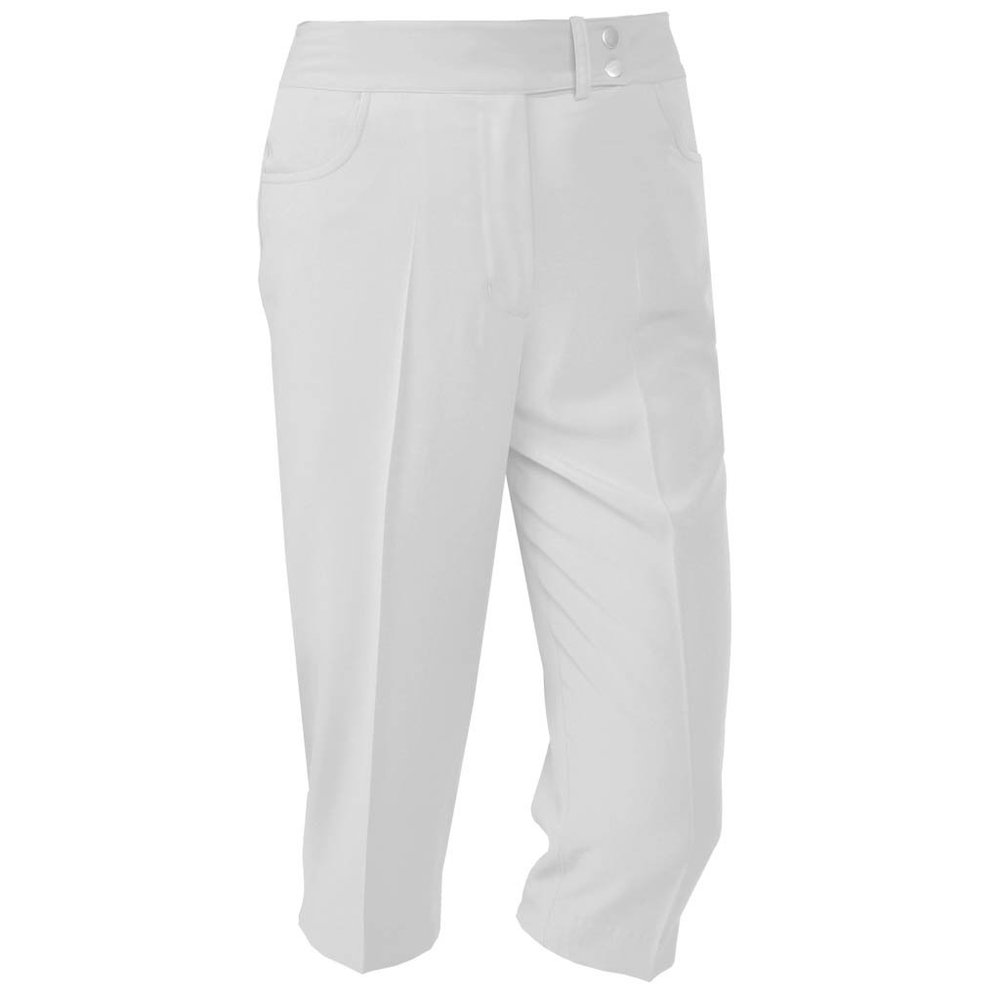 Monterey Club Women's Pro Ultimate Golf Capris #2902 (Optical White, Size:12)