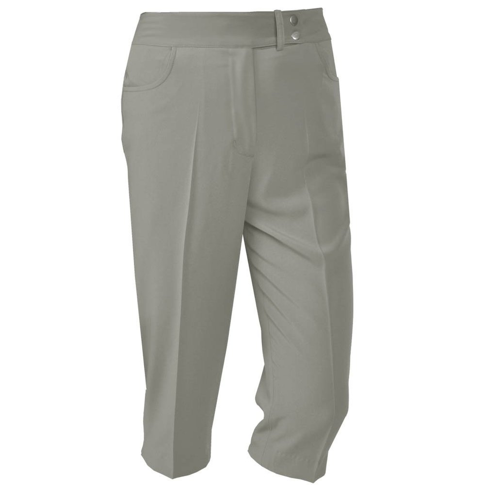 Monterey Club Women's Pro Ultimate Golf Capris #2902 (Stone, Size:10)