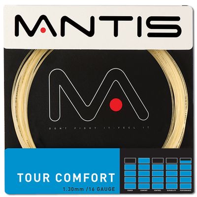 Mantis Tour Comfort 16G (1.30mm), Nylon 66 Multifilament Central Core, Natural **-MNT-TC