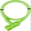 Bridgestone WL-TGL A521009SL Tough Guard Lock, Bicycle, Keys, Wire Lock, Green, Anti-Theft, Anti-Theft, Diameter 4.7 x 27.6 inches (12 x 70 cm) view 1