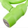 Bridgestone WL-TGL A521009SL Tough Guard Lock, Bicycle, Keys, Wire Lock, Green, Anti-Theft, Anti-Theft, Diameter 4.7 x 27.6 inches (12 x 70 cm) view 2