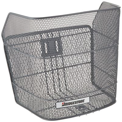 Bridgestone BK-DNA2 P2065 F761545DG Mesh D-Shaped Basket for Bicycles (Dark Gray)