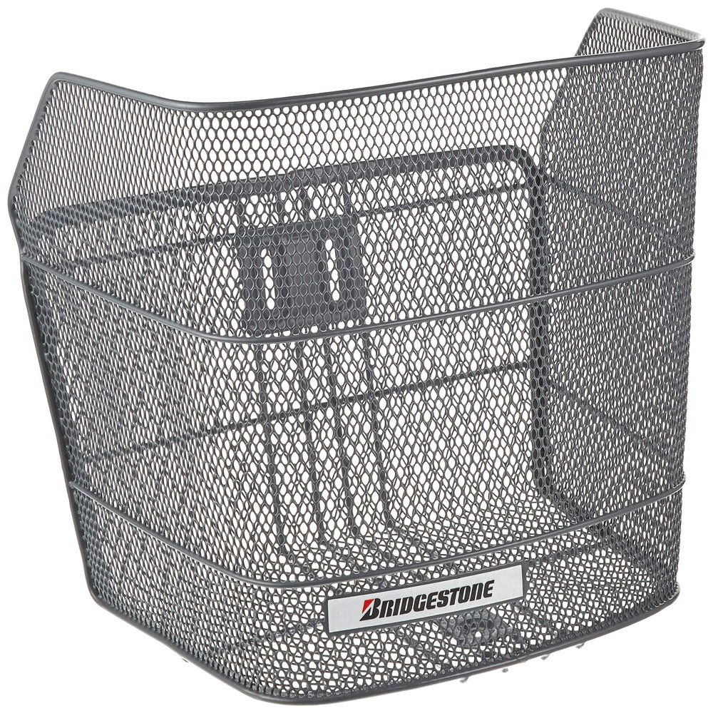 Bridgestone BK-DNA2 P2065 F761545DG Mesh D-Shaped Basket for Bicycles (Dark Gray)