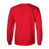 Nebraska Cornhuskers Football Love RED Helmet Long Sleeve Tee Shirt - Red - 4X view 2