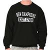 Classic Teaze New Hampshire Distressed Athletic Sweatshirt for Men or Women Black view 1