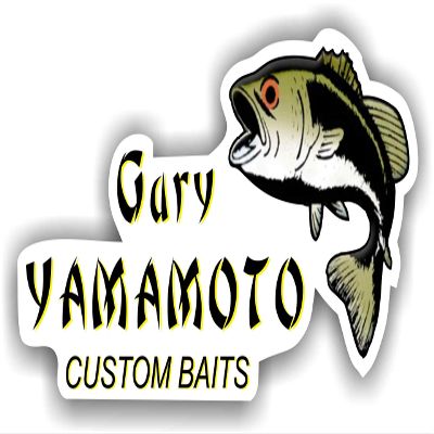 5" Gary Yamamto Decal Sticker Fishing Line, Lures, Rods, Baits